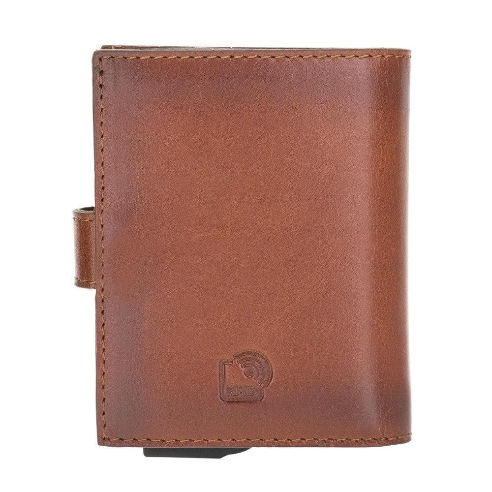 Palermo Zip Mechanical Leather Card Holder Bouletta LTD