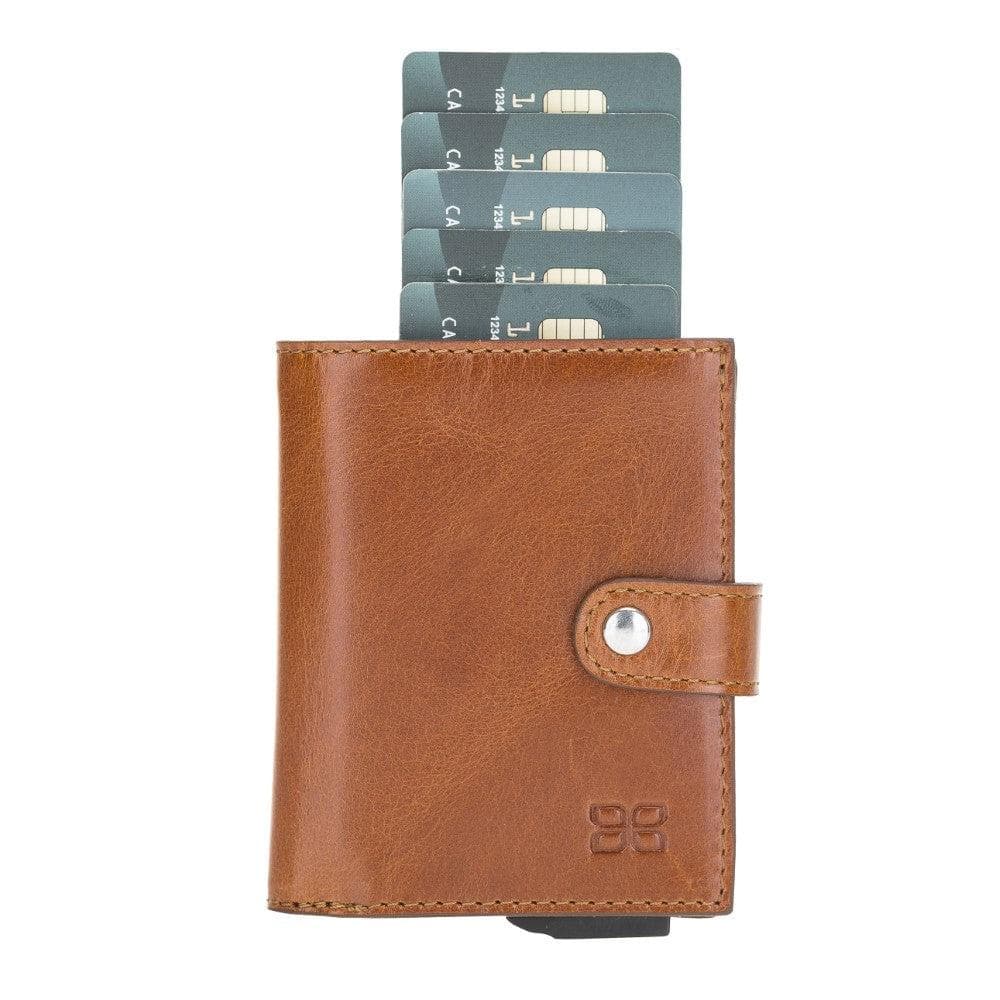 Palermo Zip Mechanical Leather Card Holder Bouletta LTD