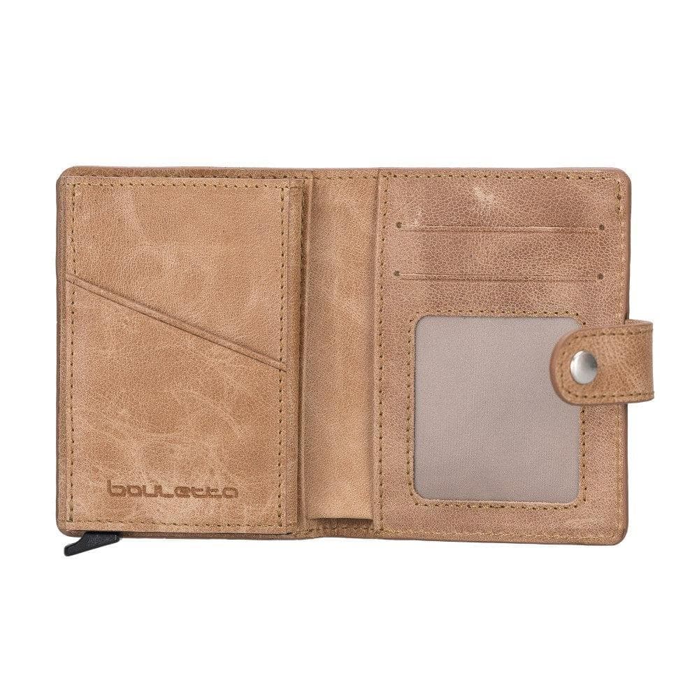 Palermo Zip Mechanical Leather Card Holder Bouletta LTD