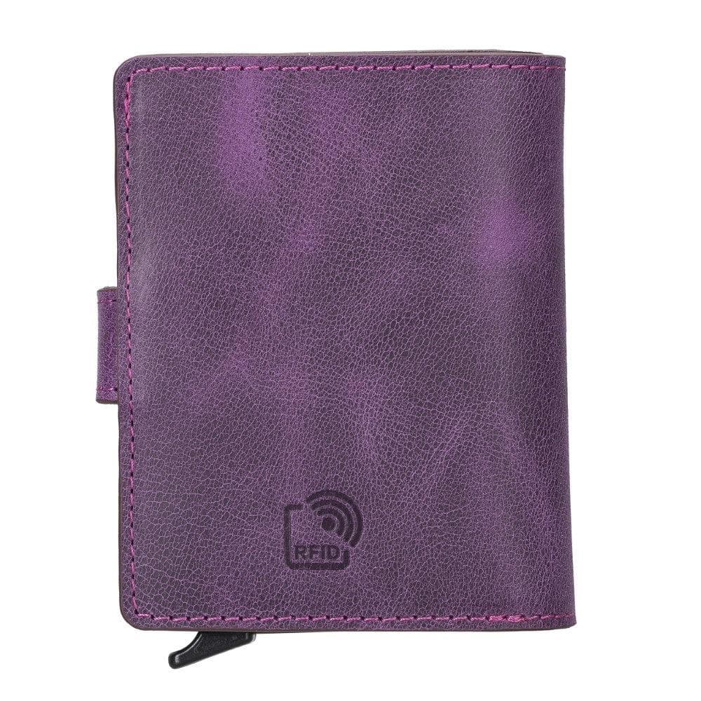 Palermo Zip Mechanical Leather Card Holder Bouletta LTD