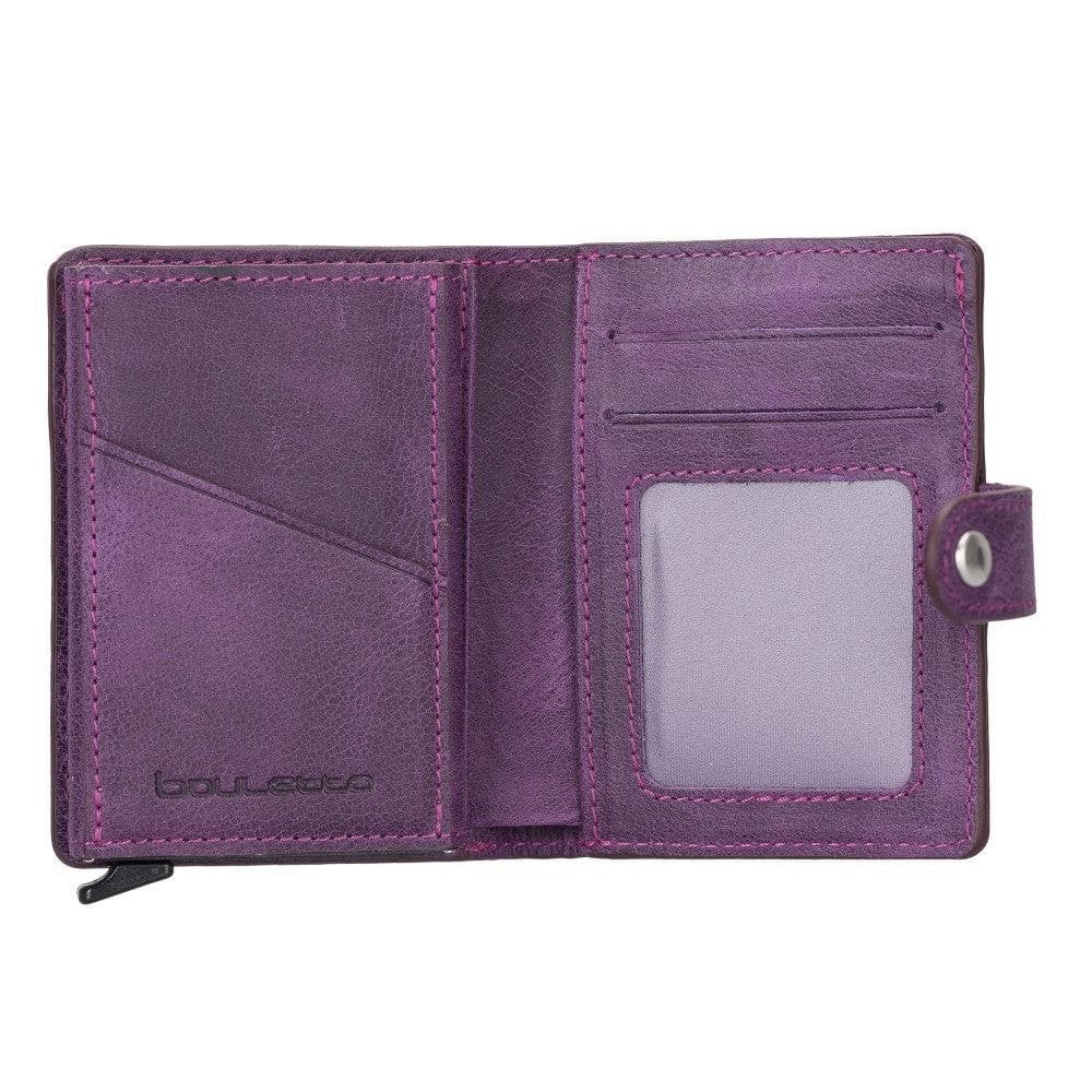 Palermo Zip Mechanical Leather Card Holder Bouletta LTD