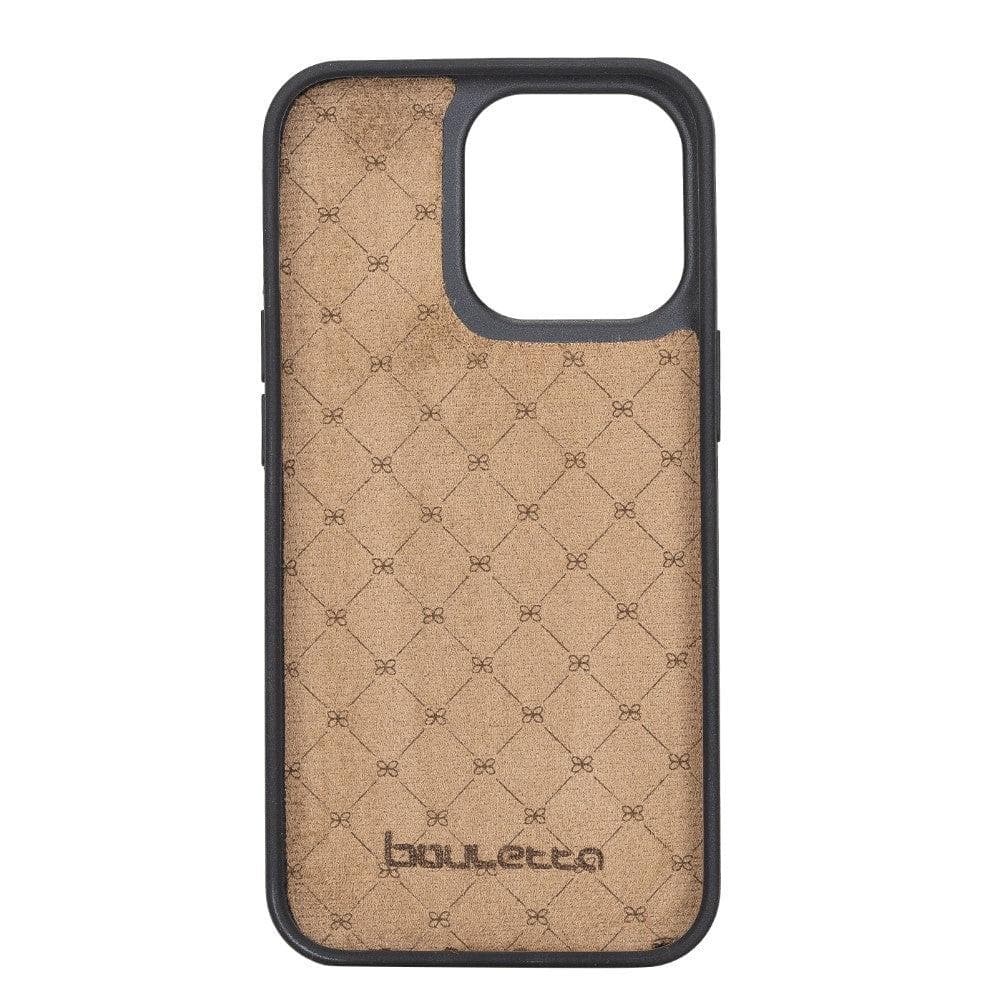 Apple iPhone 13 Series Leather Case with Flexible Back Cover Bouletta LTD