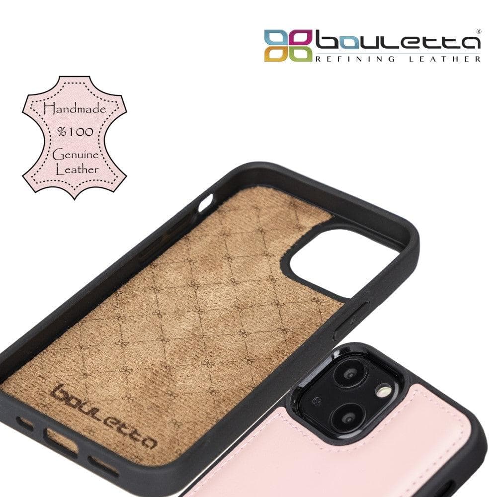 Apple iPhone 13 Series Leather Case with Flexible Back Cover Bouletta LTD