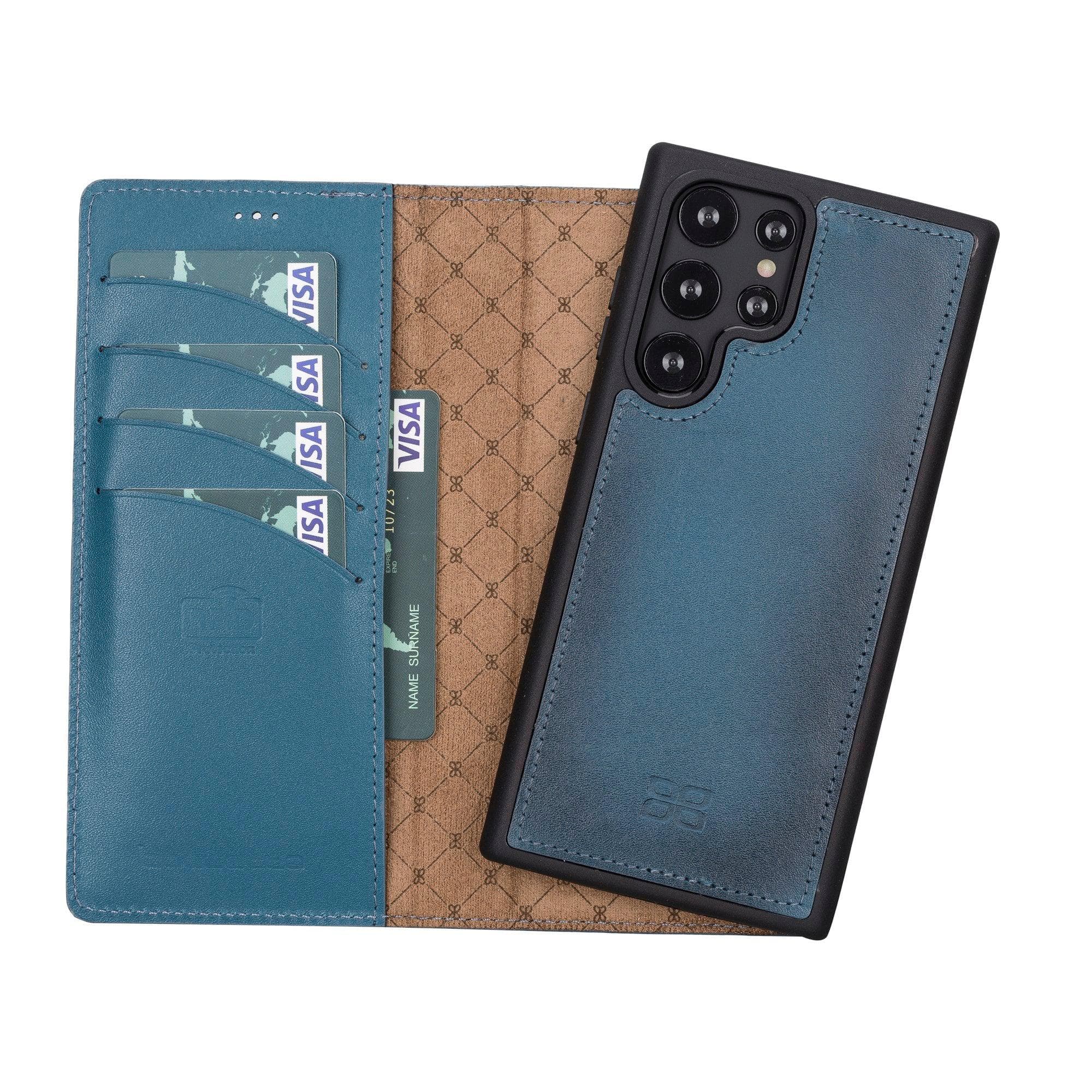 Samsung Galaxy S22 Series Leather Detachable Wallet Case Bouletta LTD