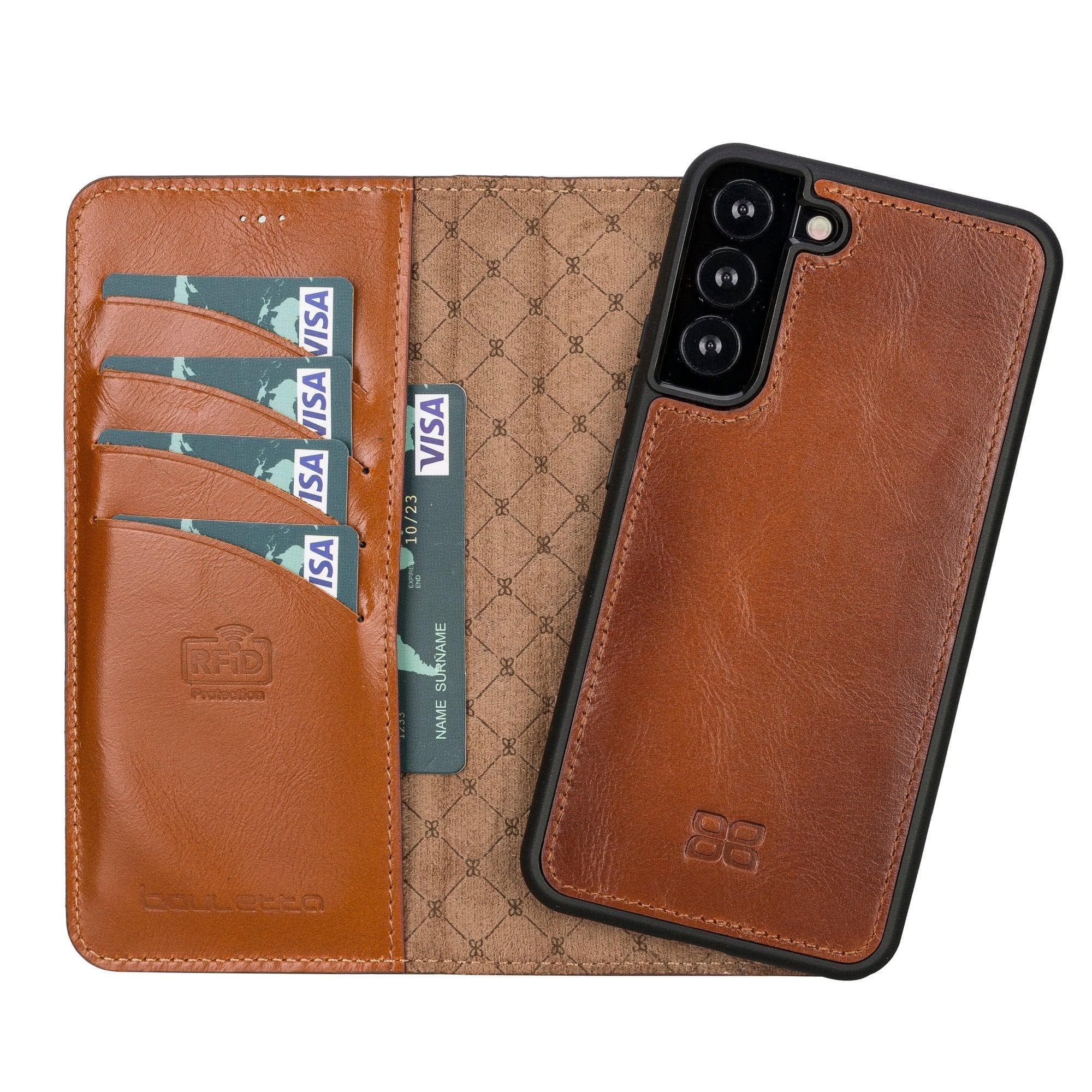 Samsung Galaxy S22 Series Leather Detachable Wallet Case Bouletta LTD