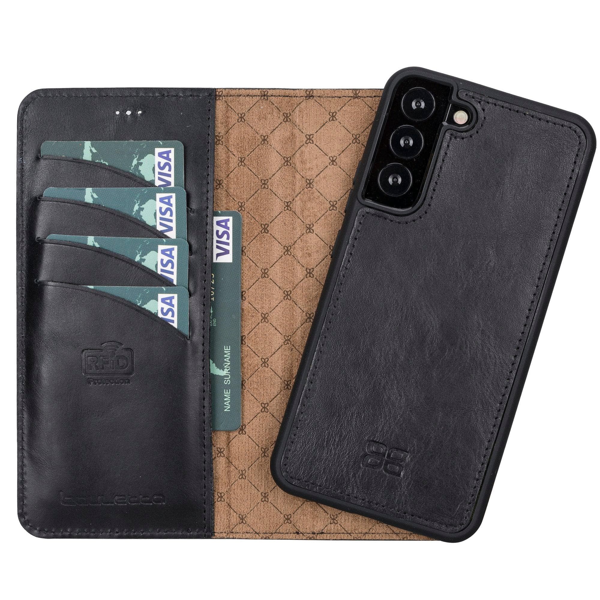 Samsung Galaxy S22 Series Leather Detachable Wallet Case Bouletta LTD