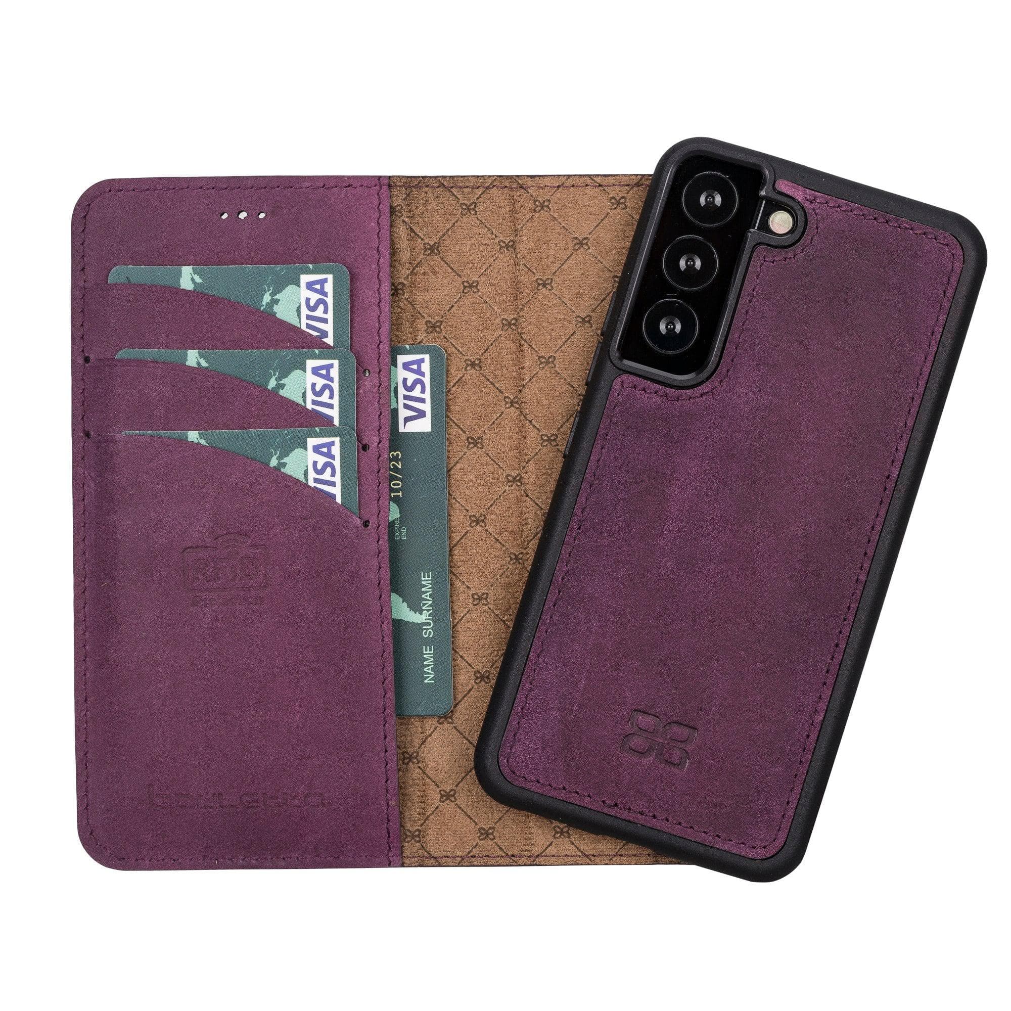 Samsung Galaxy S22 Series Leather Detachable Wallet Case Bouletta LTD