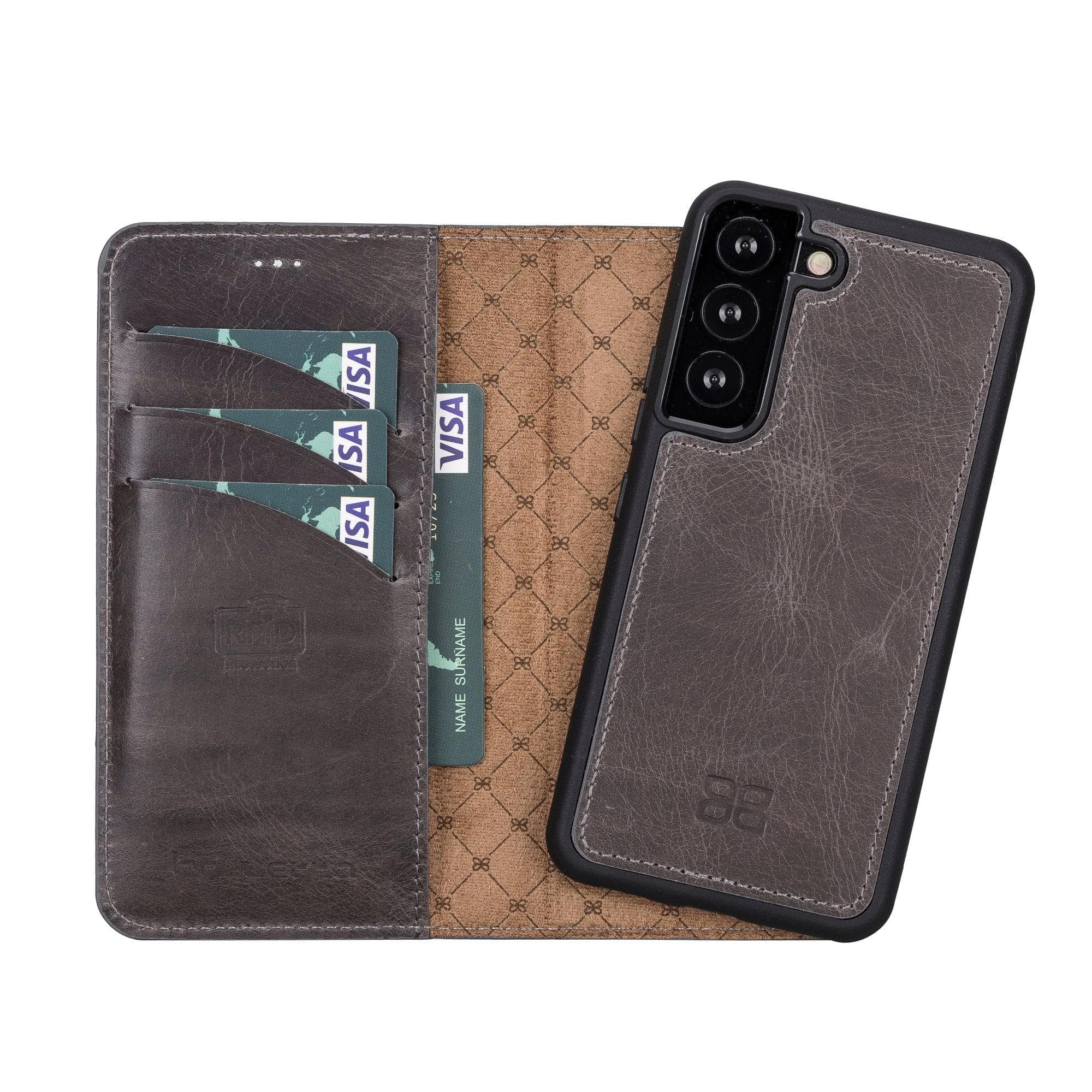 Samsung Galaxy S22 Series Leather Detachable Wallet Case Bouletta LTD