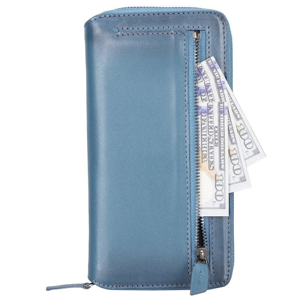 Samsung Galaxy S22 Series Zippered Leather Detachable Wallet Case Bouletta LTD