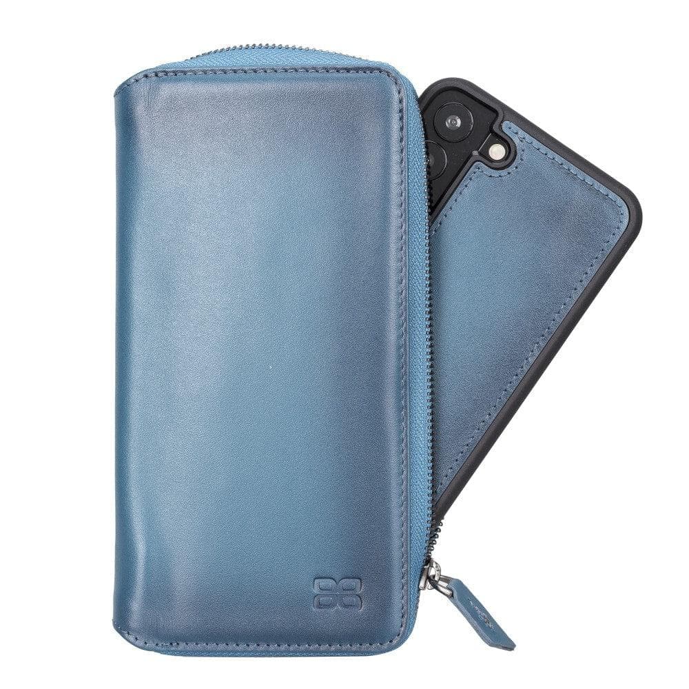 Samsung Galaxy S22 Series Zippered Leather Detachable Wallet Case Bouletta LTD