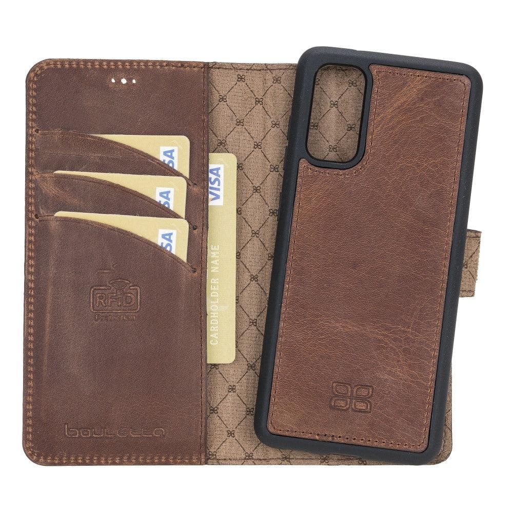 Samsung Galaxy S20 Series Leather Magnetic Detachable Leather Wallet Case Bouletta