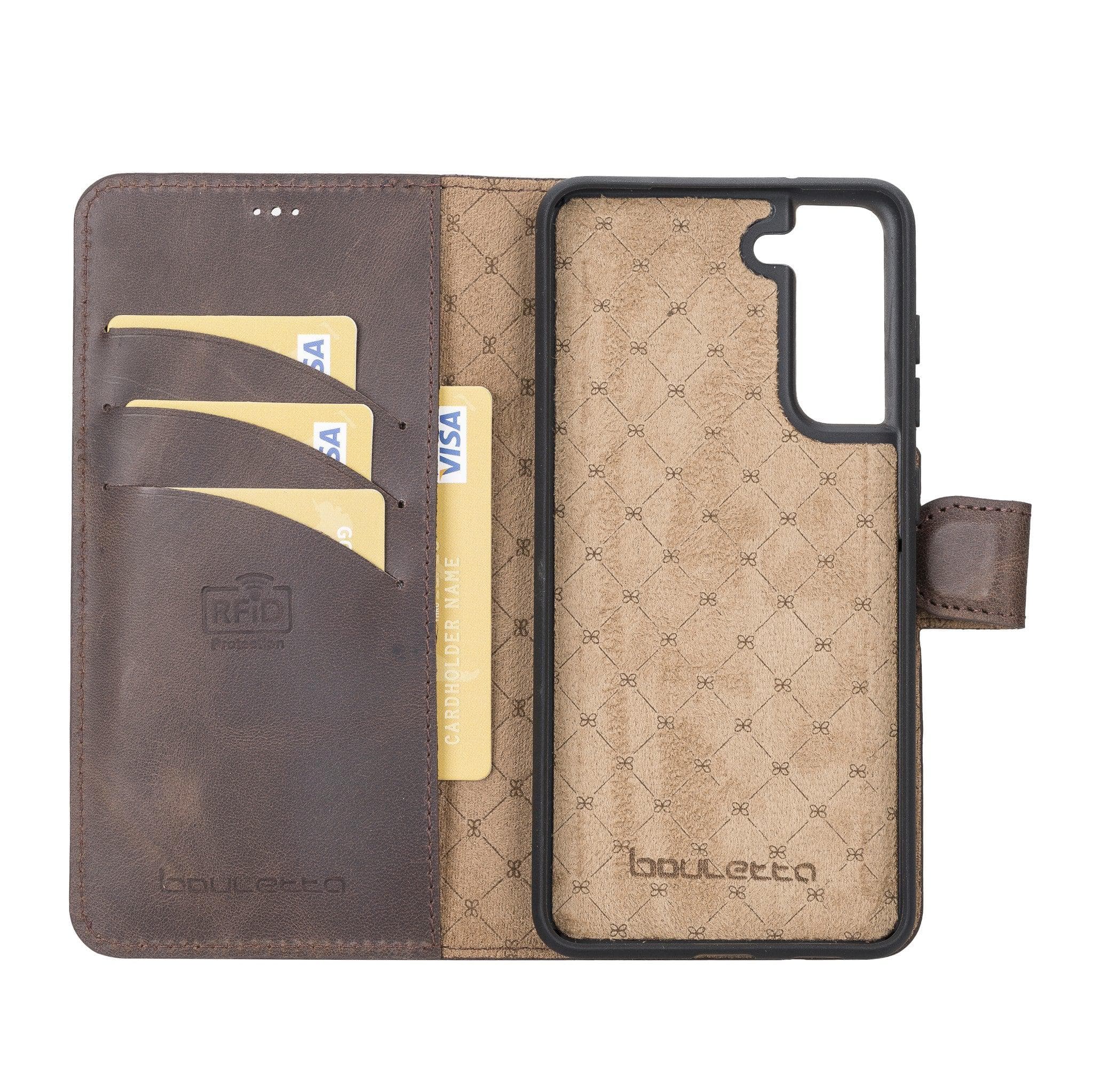 Samsung Galaxy S21 FE (Fan Edition) Detachble Leather Wallet Case Bouletta LTD
