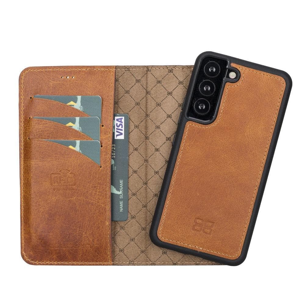 Samsung Galaxy S22 Series Leather Detachable Wallet Case - MW Bouletta LTD