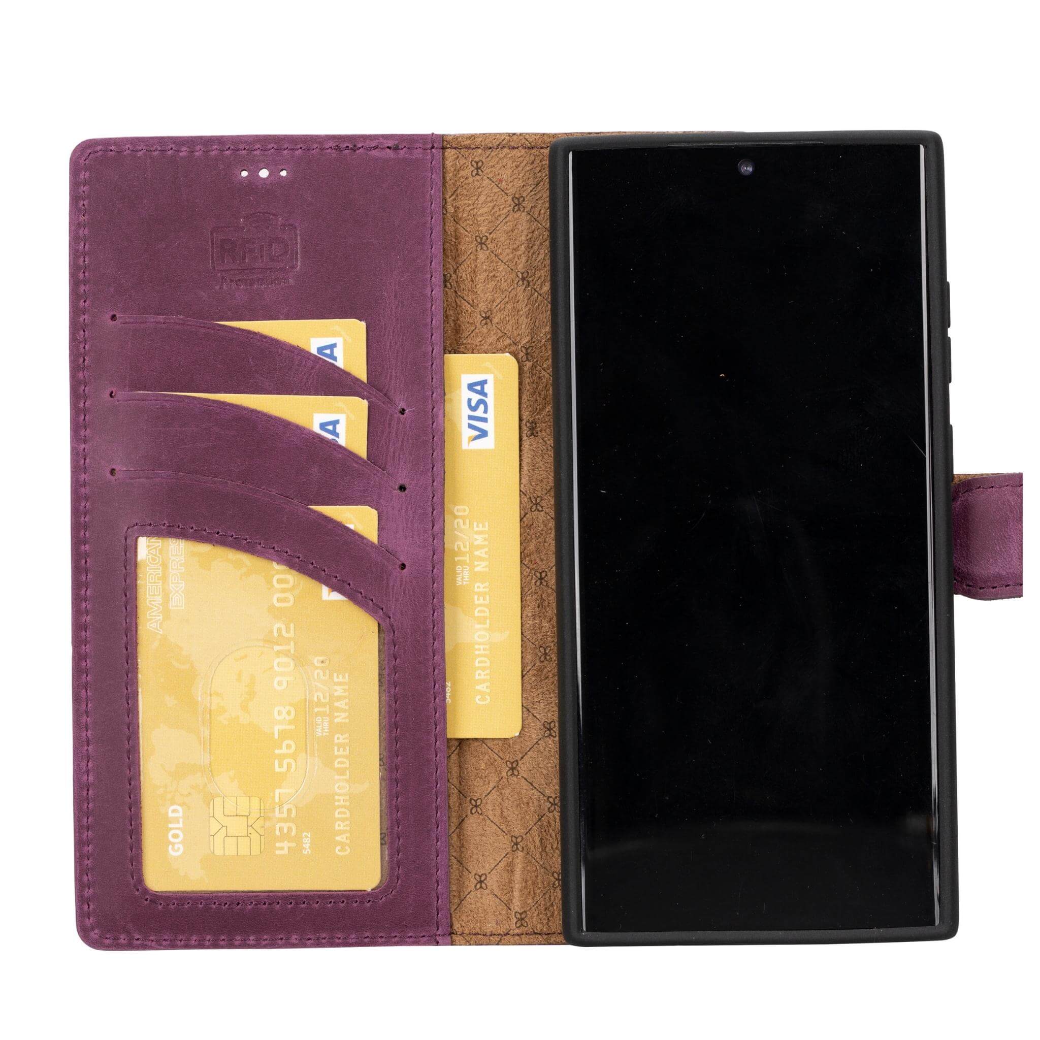 Samsung Galaxy S23 Series Leather Wallet Cases - MW Bouletta LTD