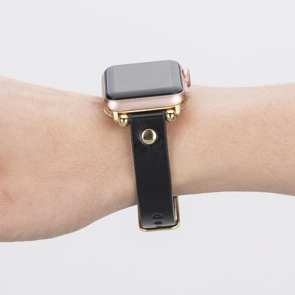 Sizergh Ferro Apple Watch Leather Strap Bouletta