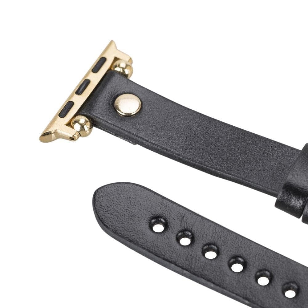 Sizergh Ferro Apple Watch Leather Strap Bouletta