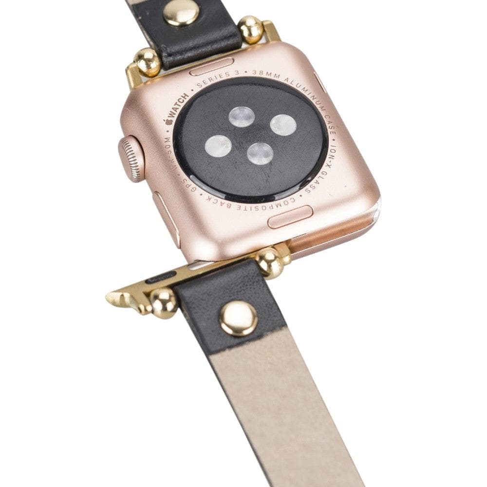 Sizergh Ferro Apple Watch Leather Strap Bouletta