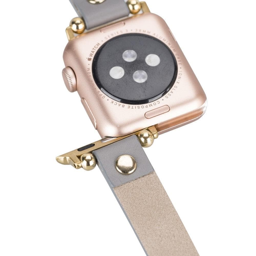 Sizergh Ferro Apple Watch Leather Strap Bouletta
