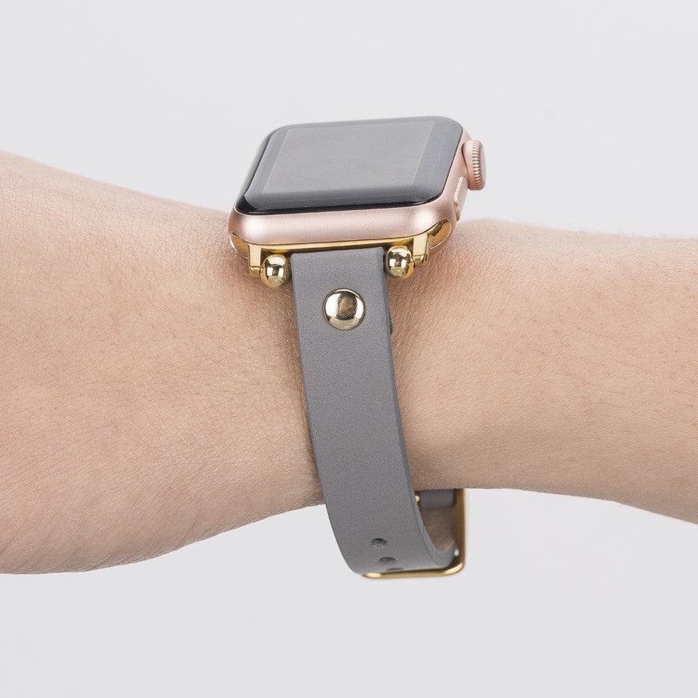 Sizergh Ferro Apple Watch Leather Strap Bouletta