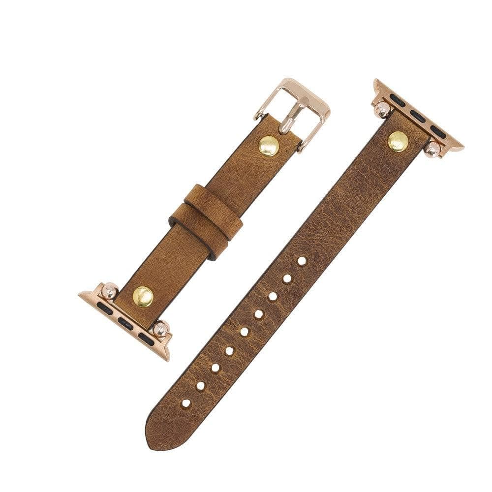 Sizergh Ferro Apple Watch Leather Strap Bouletta