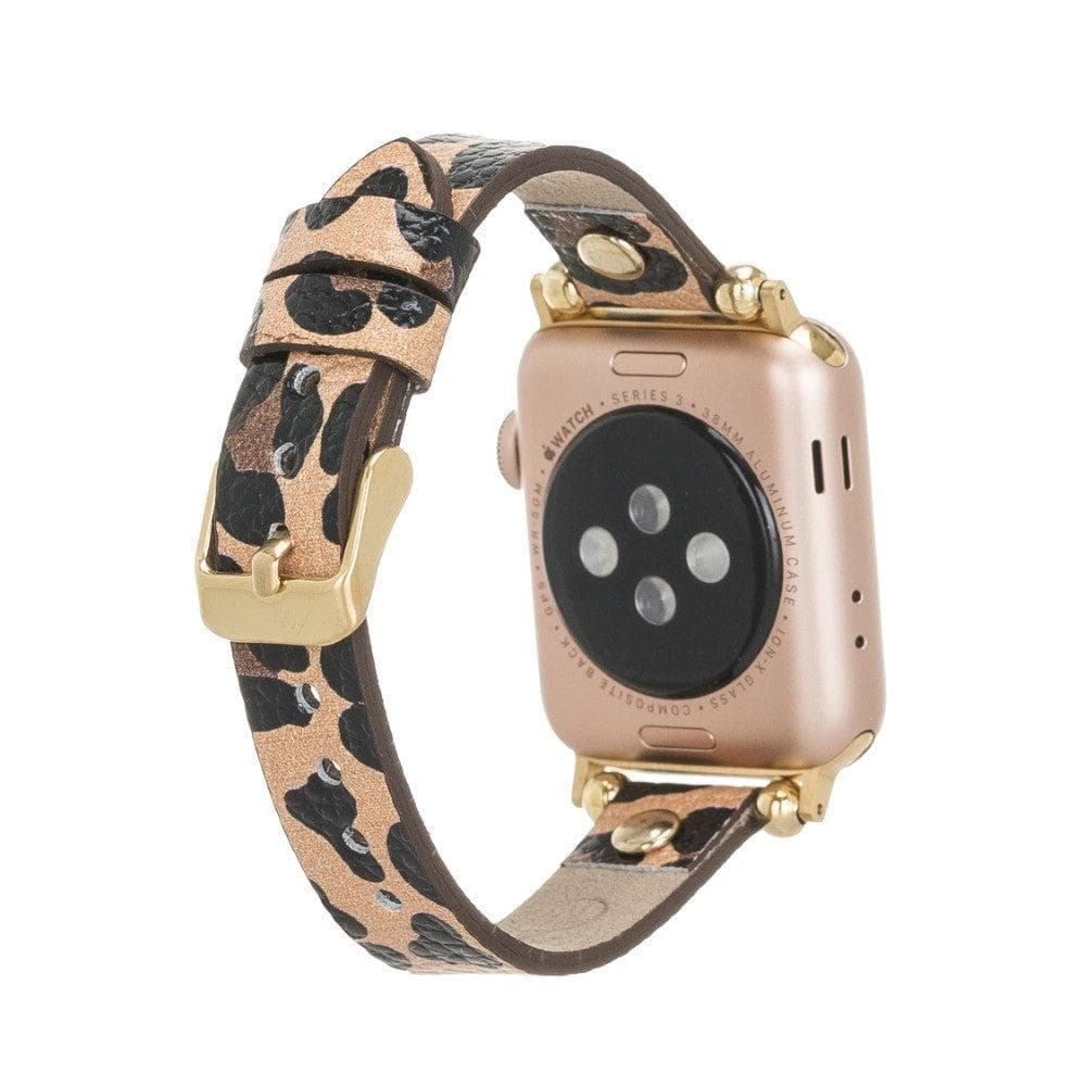 Sizergh Ferro Apple Watch Leather Strap Bouletta