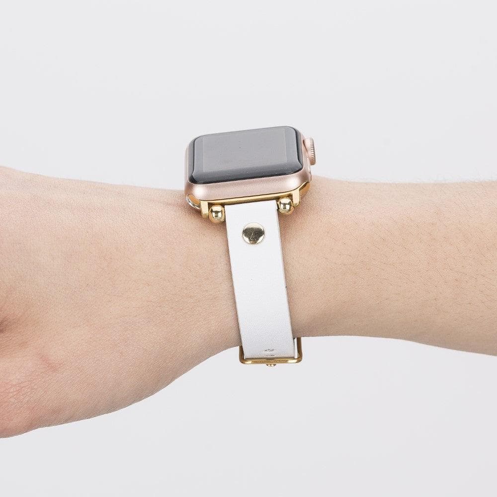 Sizergh Ferro Apple Watch Leather Strap Bouletta