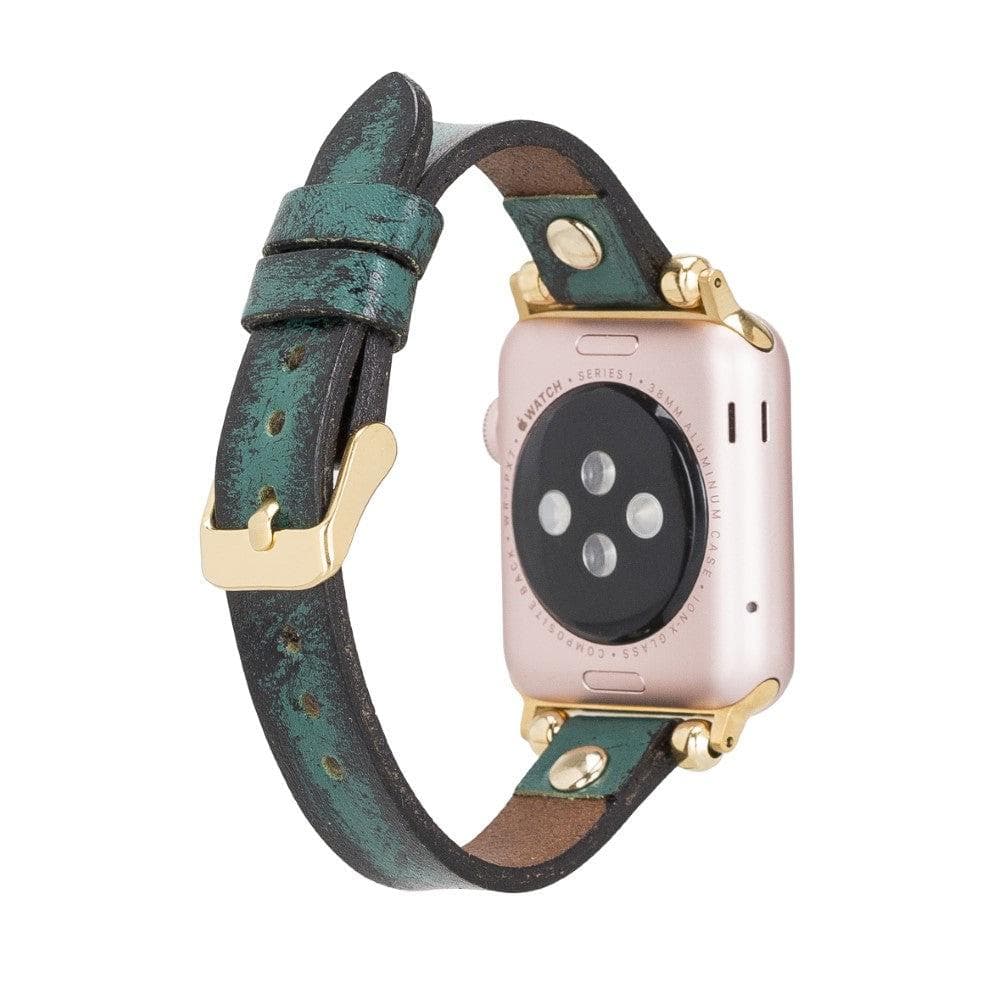 Sizergh Ferro Apple Watch Leather Strap Bouletta