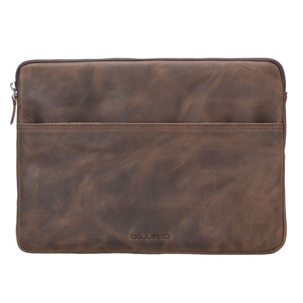 Awe Genuine Leather iPad and MacBook Sleeve 11 / Dark Brown Bouletta Shop