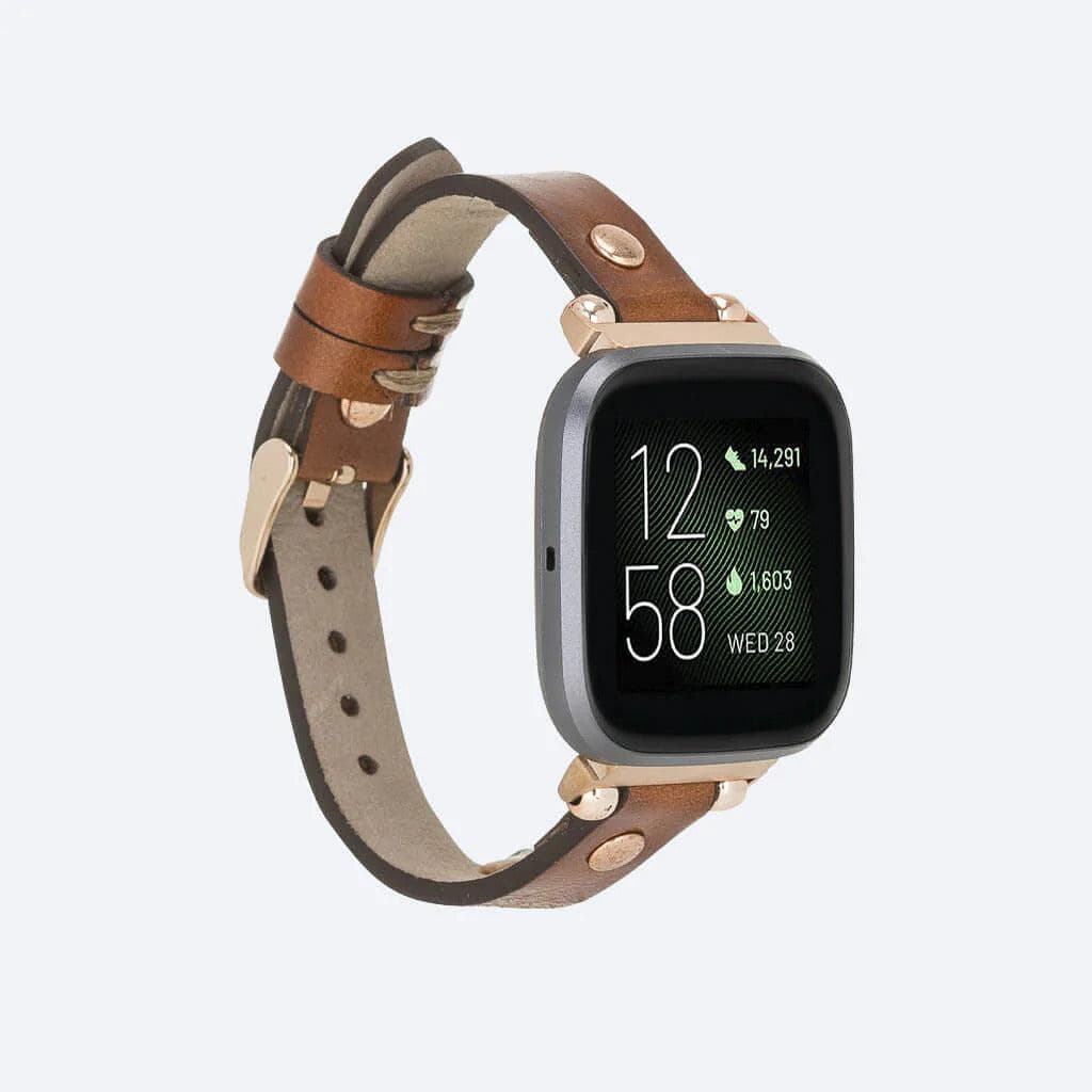 Slim FitBit Leather Strap Rustic Bouletta