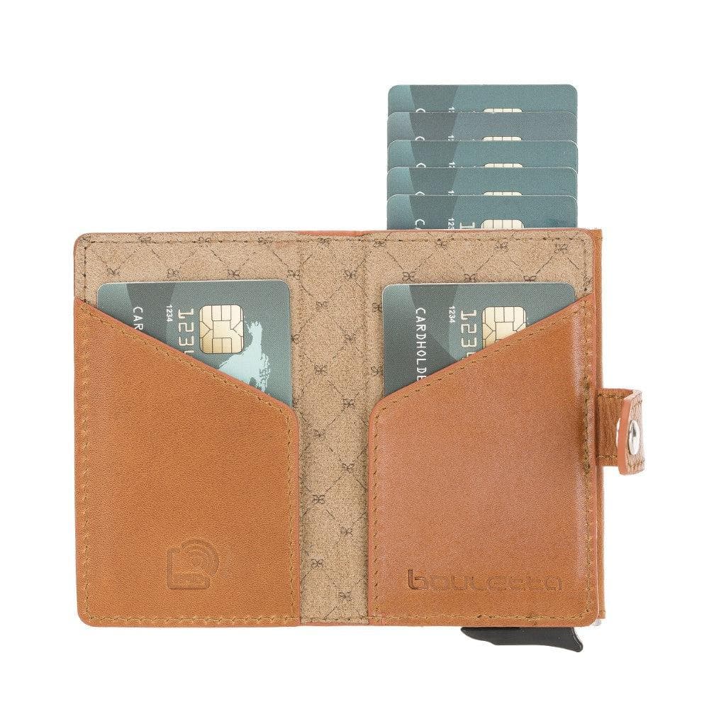 Terry Coin Leather Mechanical Card Holder Bouletta