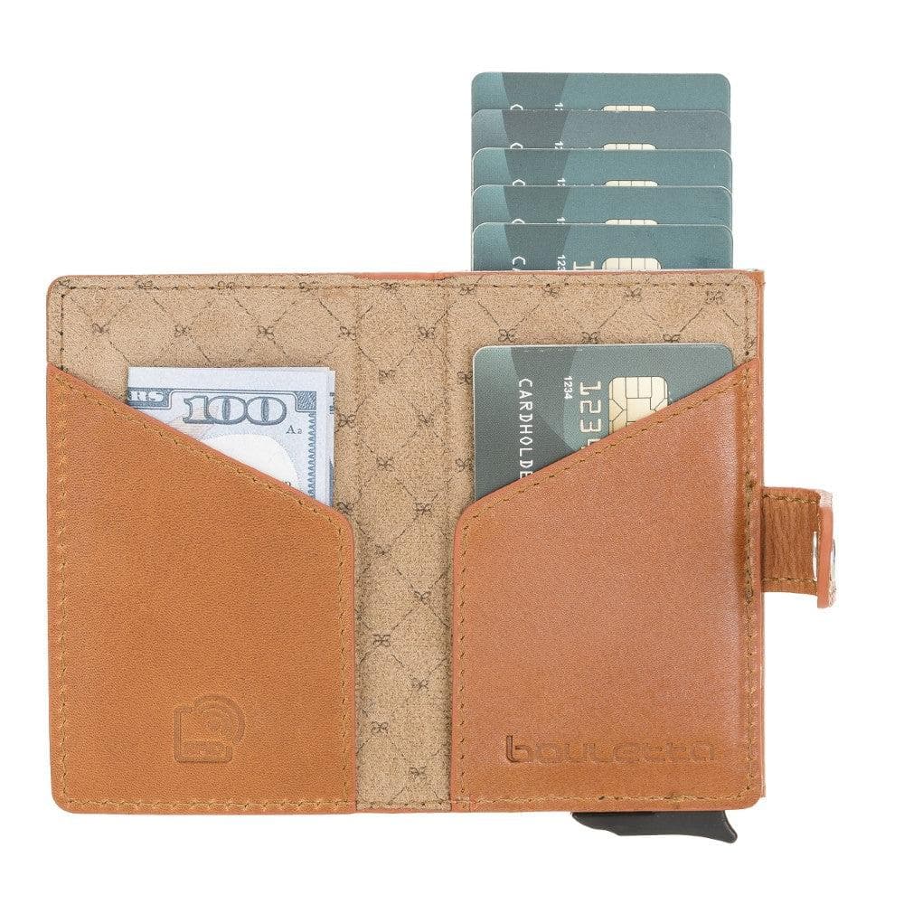 Terry Coin Leather Mechanical Card Holder Bouletta