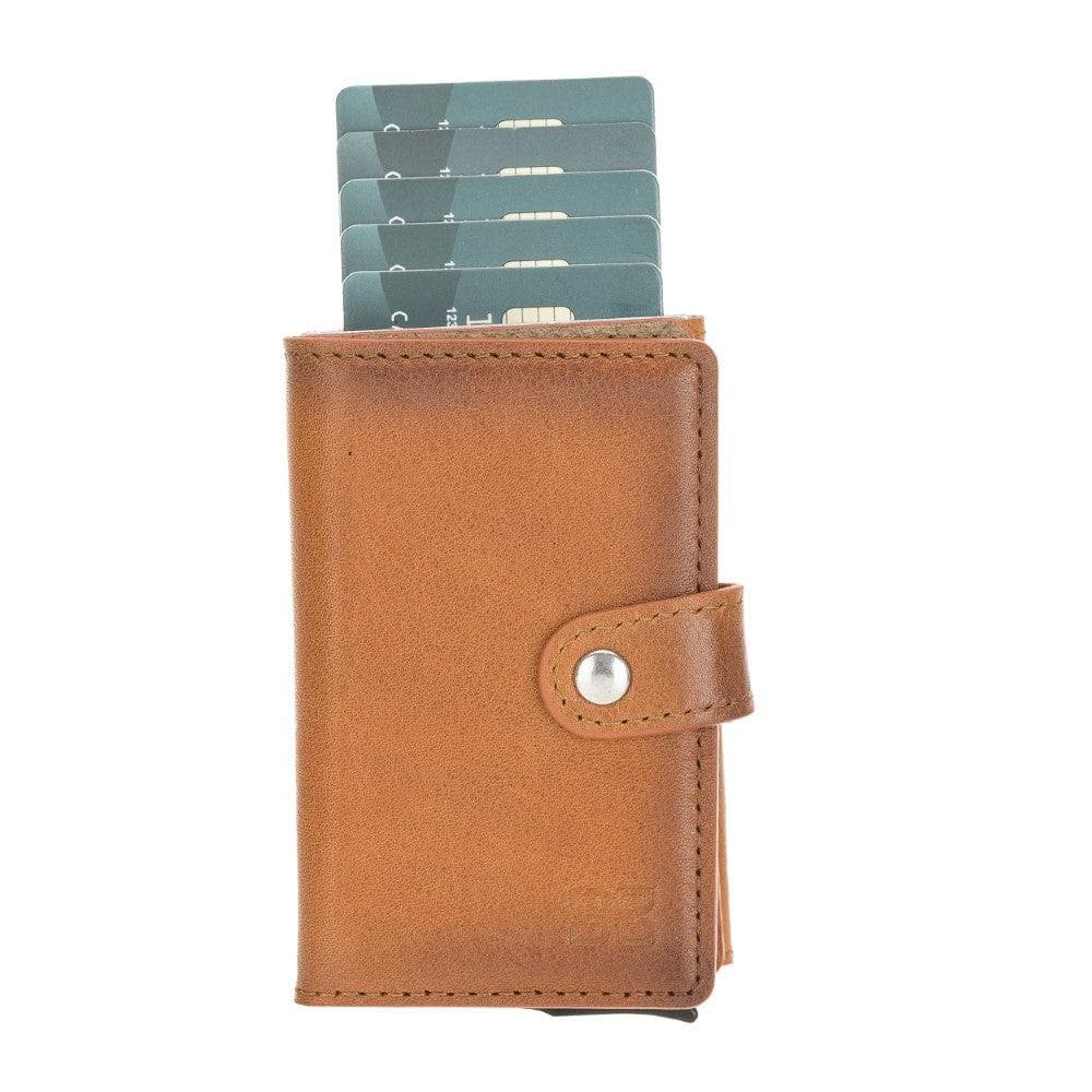 Terry Coin Leather Mechanical Card Holder Bouletta