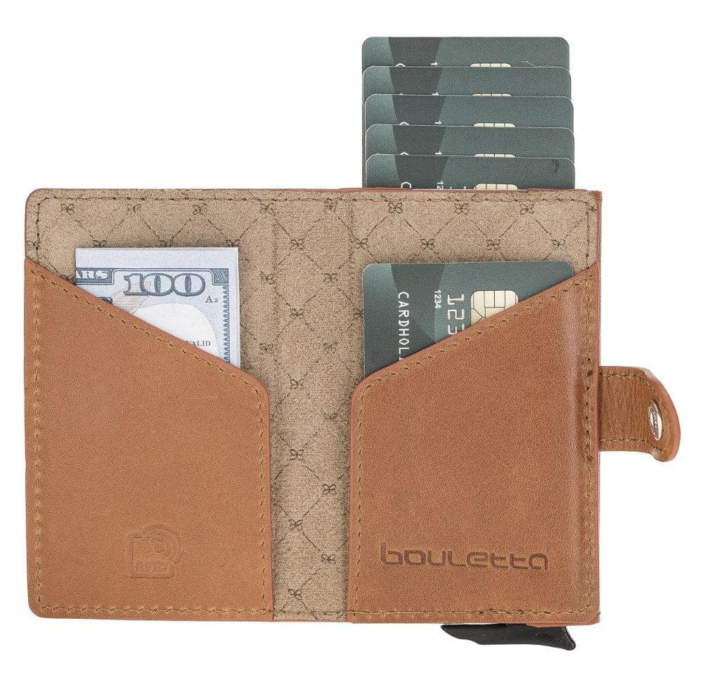 Terry Coin Leather Mechanical Card Holder Bouletta