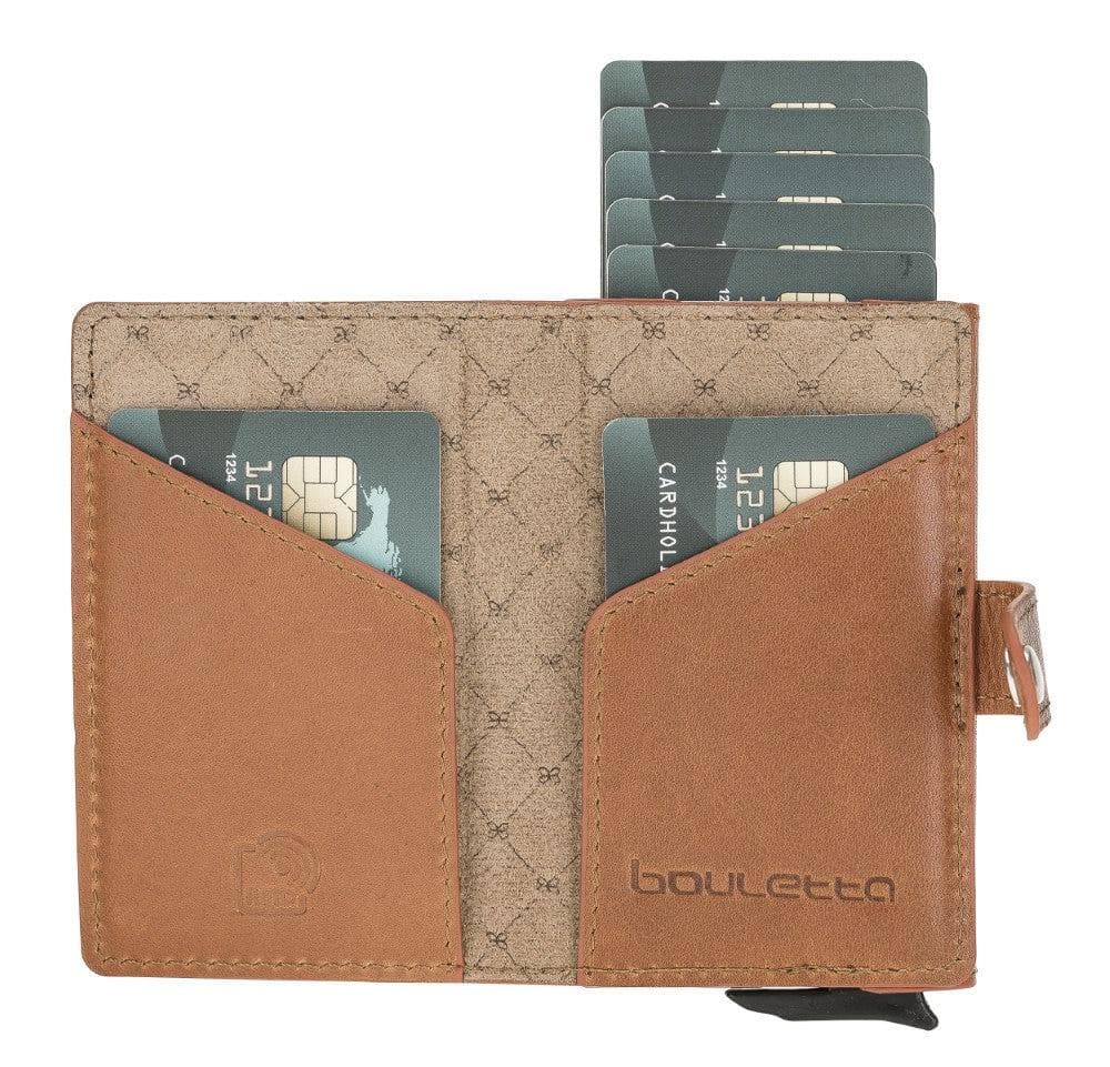 Terry Coin Leather Mechanical Card Holder Bouletta