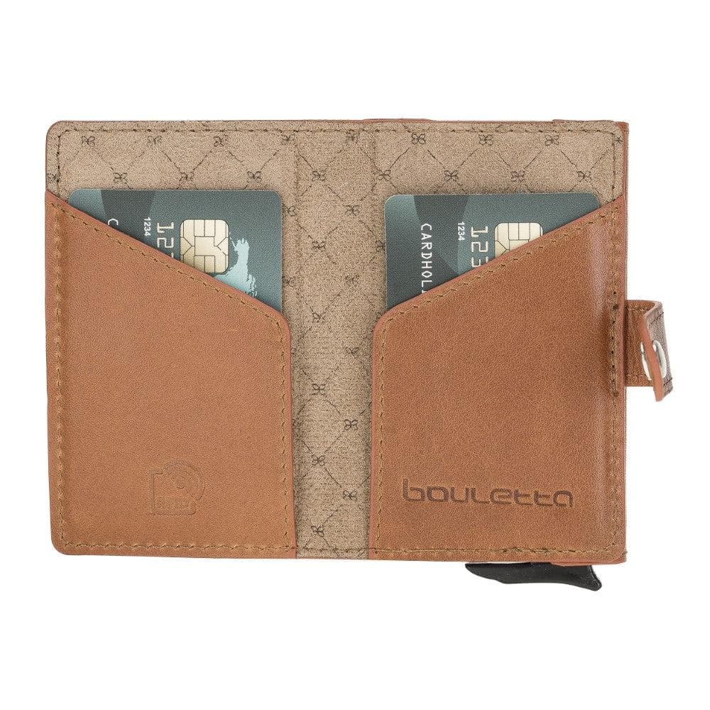 Terry Coin Leather Mechanical Card Holder Bouletta