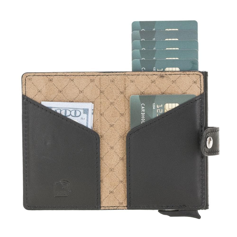 Terry Coin Leather Mechanical Card Holder Bouletta