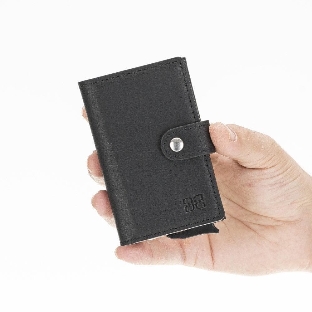 Terry Coin Leather Mechanical Card Holder Bouletta