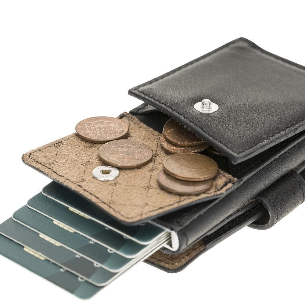 Terry Coin Leather Mechanical Card Holder Bouletta