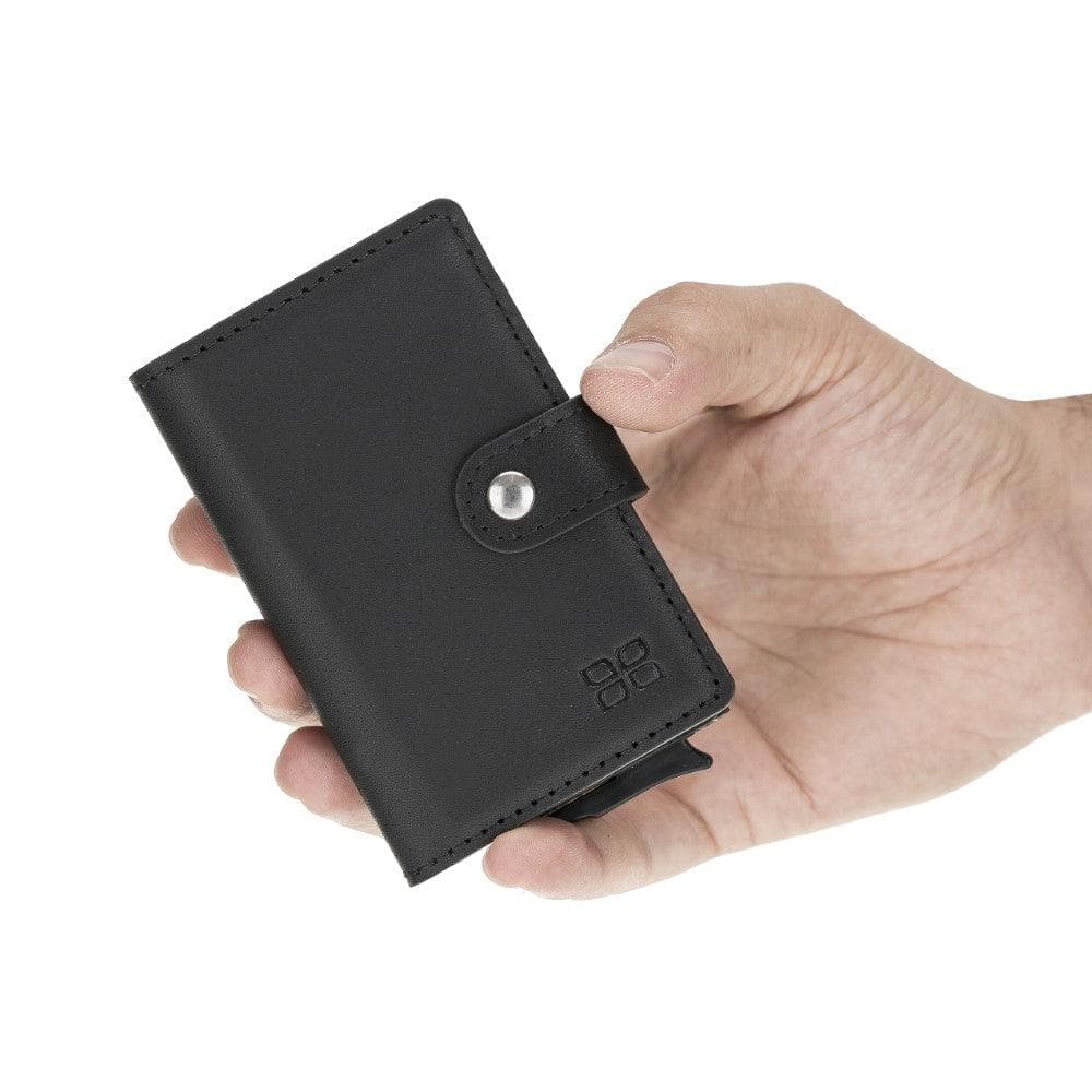 Terry Coin Leather Mechanical Card Holder Bouletta