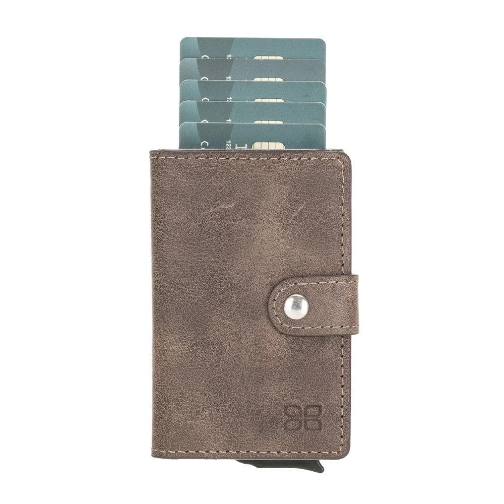 Terry Coin Leather Mechanical Card Holder Bouletta