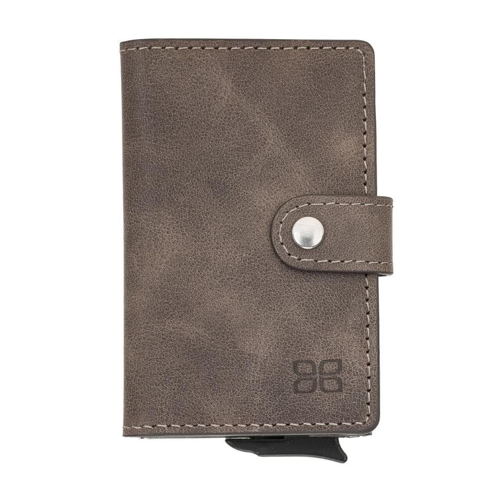 Terry Coin Leather Mechanical Card Holder Bouletta