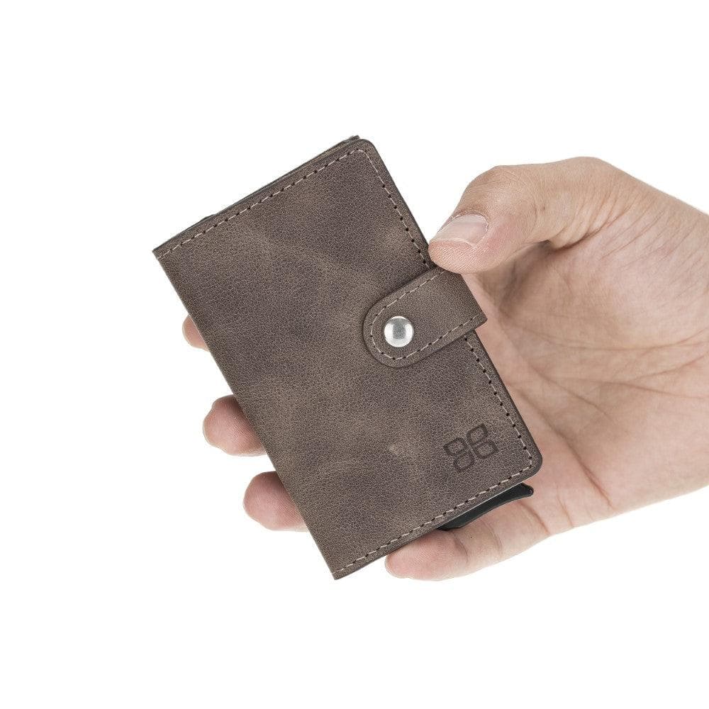 Terry Coin Leather Mechanical Card Holder Bouletta