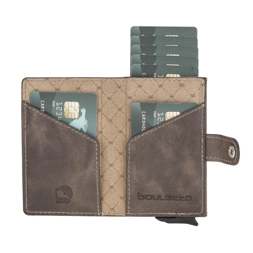 Terry Coin Leather Mechanical Card Holder Bouletta