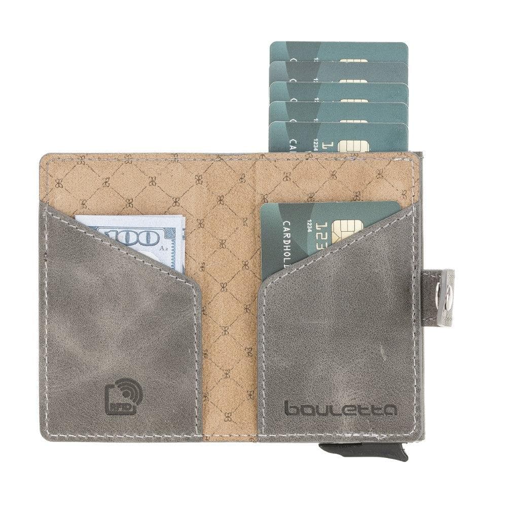 Terry Coin Leather Mechanical Card Holder Bouletta