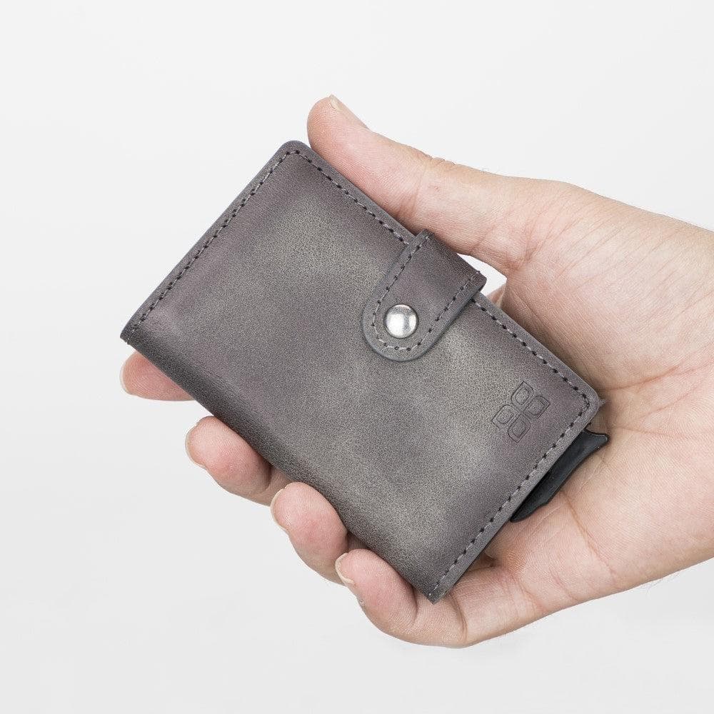 Terry Coin Leather Mechanical Card Holder Bouletta