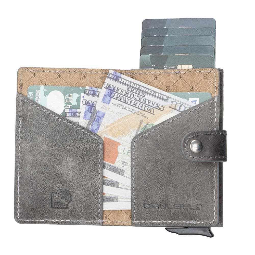 Terry Coin Leather Mechanical Card Holder Bouletta
