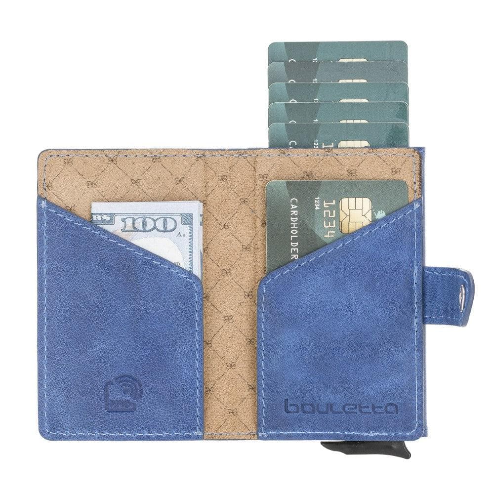 Terry Coin Leather Mechanical Card Holder Bouletta