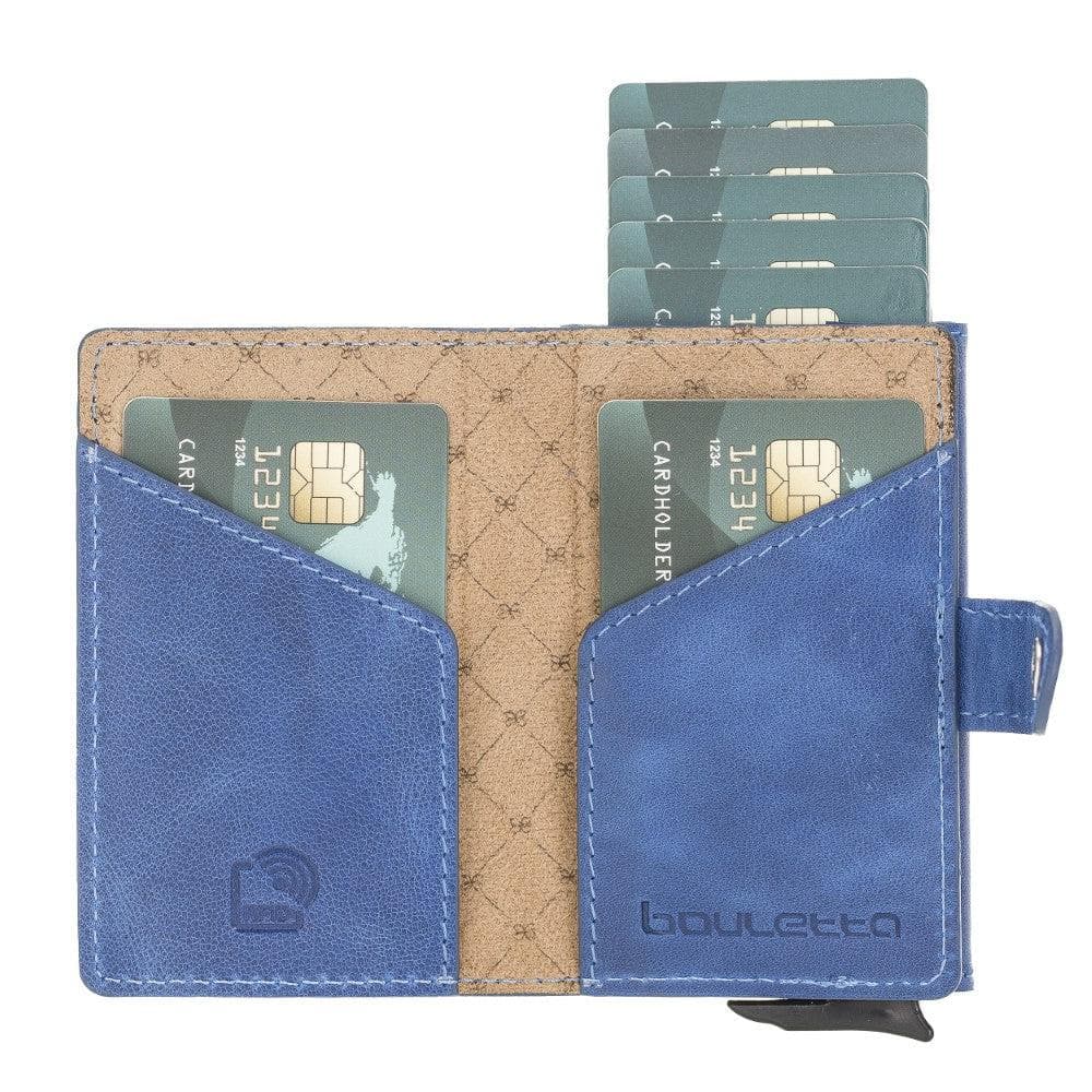 Terry Coin Leather Mechanical Card Holder Bouletta
