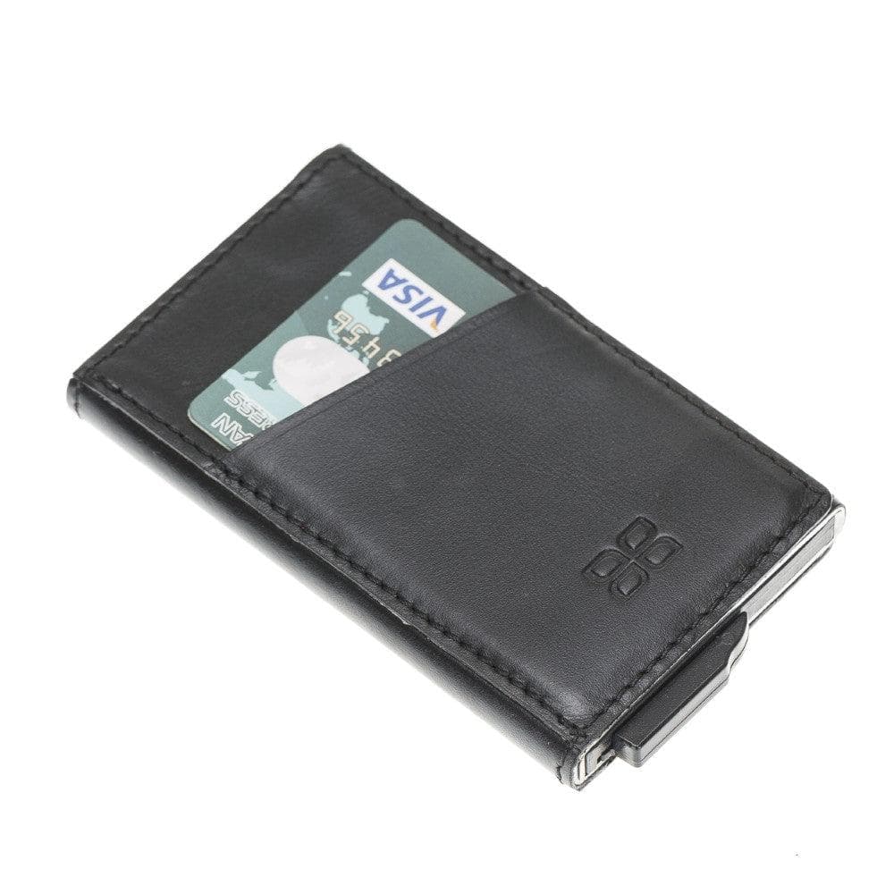 Torres Leather Mechanical Card Holder Bouletta