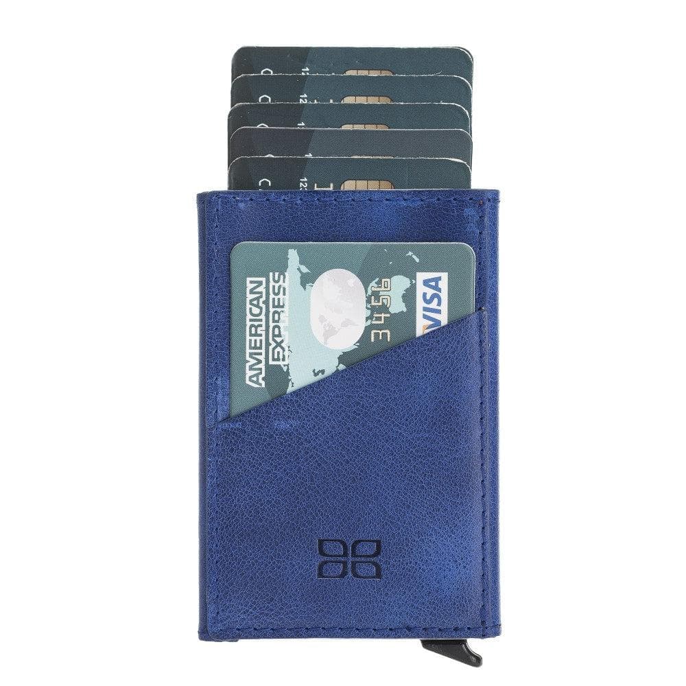 Torres Leather Mechanical Card Holder Bouletta